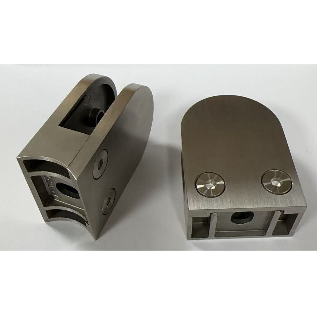 Balustrade Glamp Wamp Hardware in acciaio inossidabile Clip di vetro di vetro Clip di vetro Randinaio
