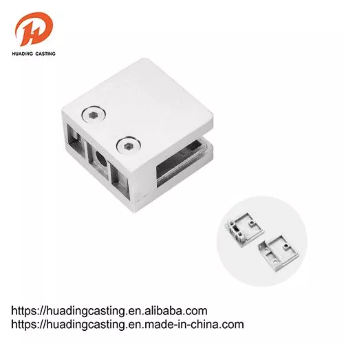 Clamp di vetro a parete in acciaio inossidabile con ringhiera inossidabile