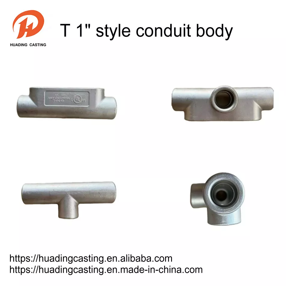 Corpo con condotto in stile t